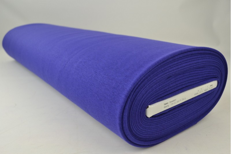 Alpenfleece sweaterstof donkerblauw, rol