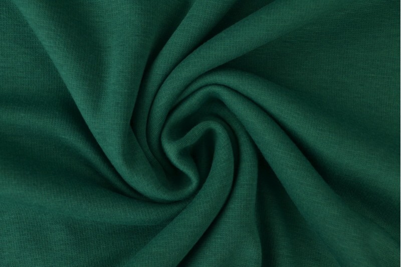 Alpenfleece sweaterstof donkergroen