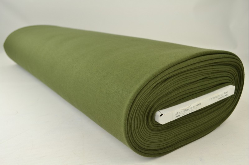 Alpenfleece sweaterstof mosgroen, rol