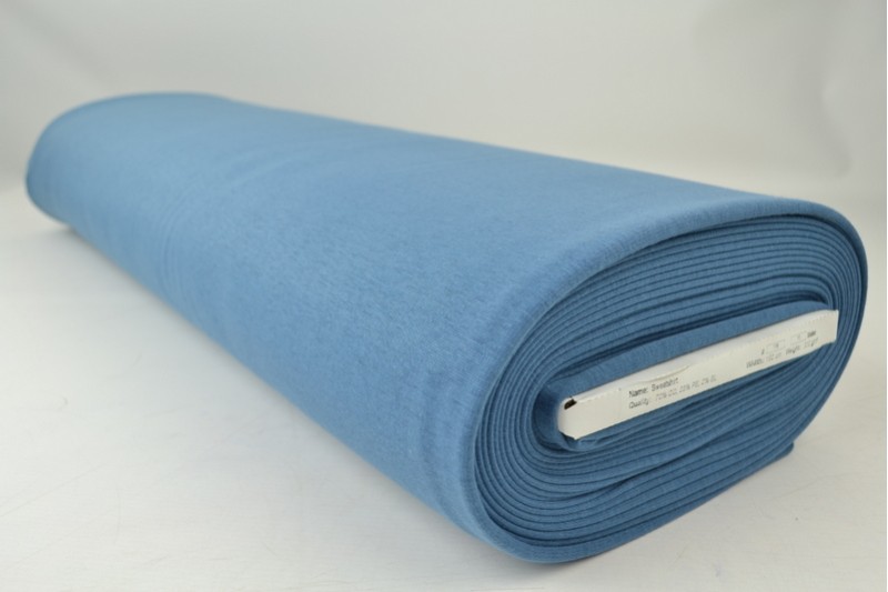 Alpenfleece sweaterstof staalblauw, rol