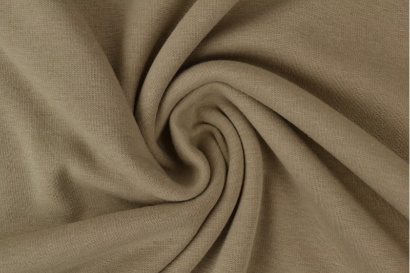 Alpenfleece sweaterstof taupe