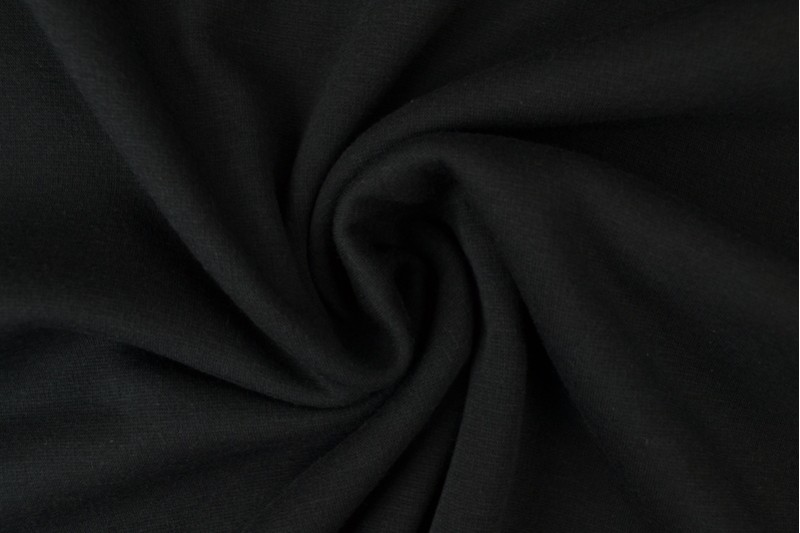 Alpenfleece sweaterstof zwart