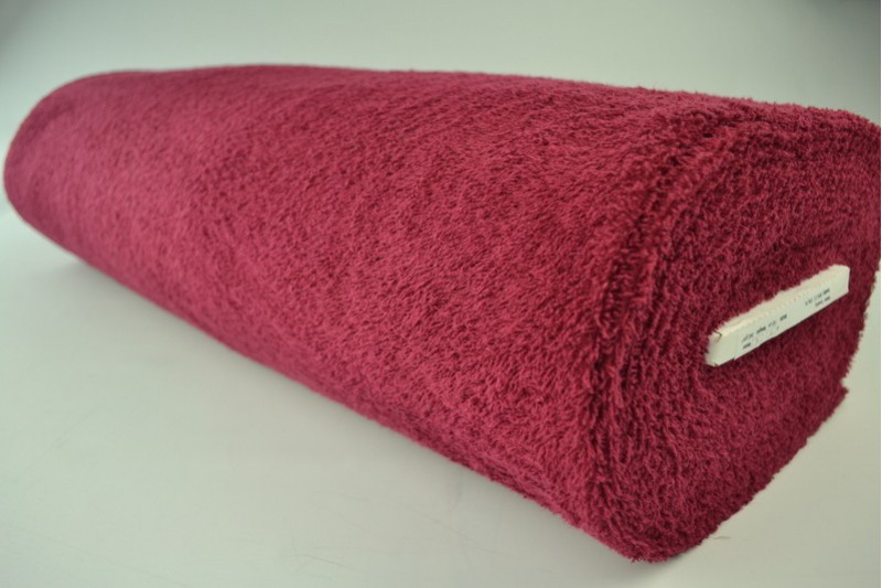 Badstof bordeaux rood, rol