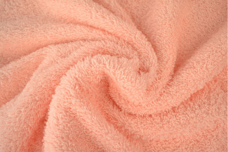 Badstof zalm roze