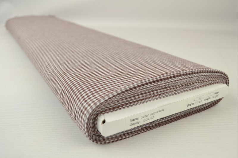 Boerenbont vichy 05-01 brown, rol