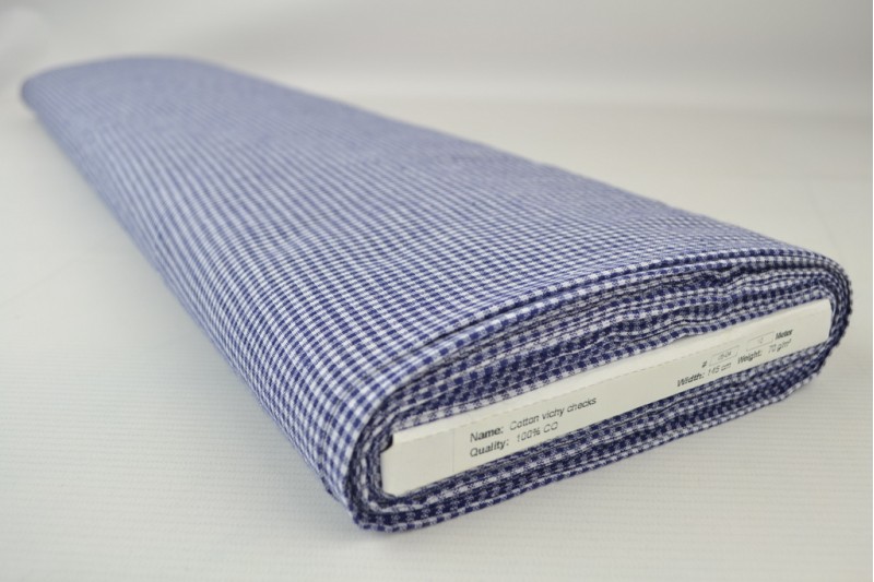 Boerenbont vichy 05-04 blue, rol