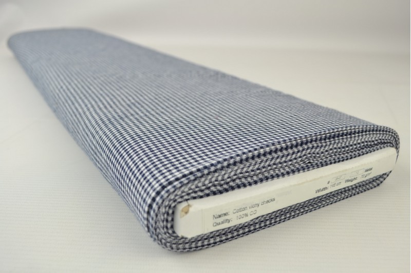 Boerenbont vichy 05-07 navy, rol