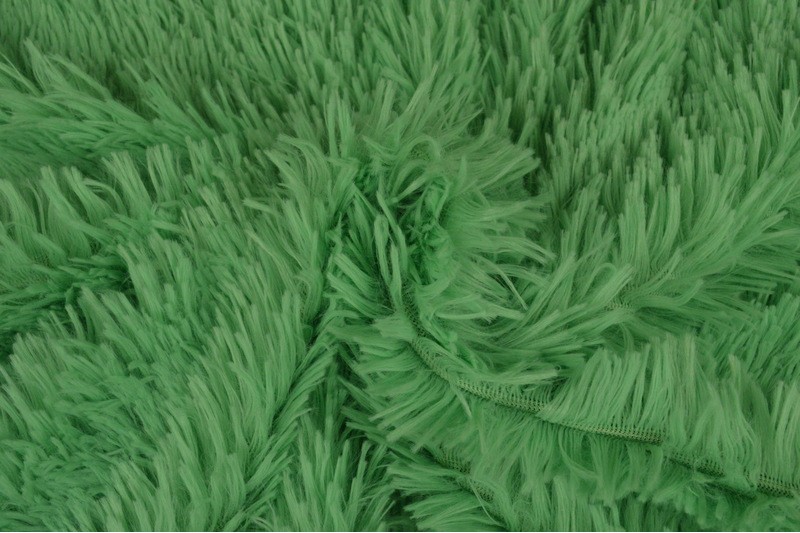 Langharig bont mint groen