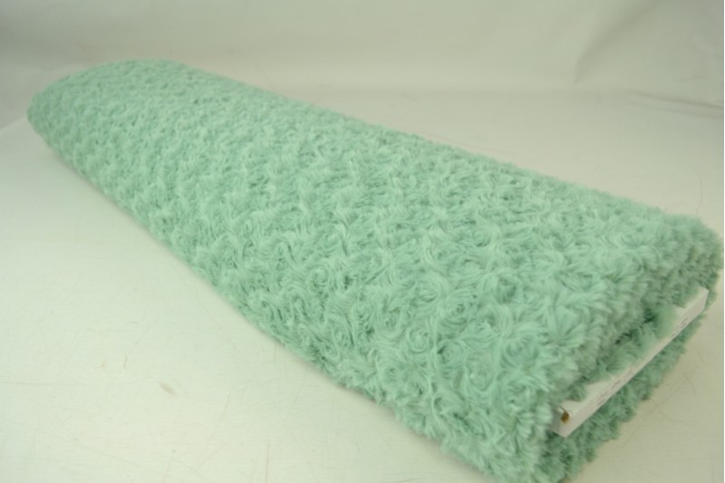 Bont zacht roses mint groen, rolweergave