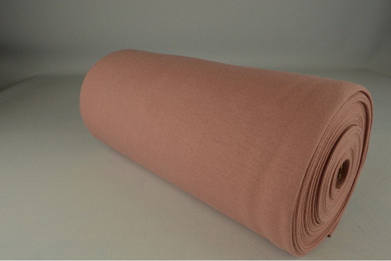 Boordstof oud roze, rolweergave