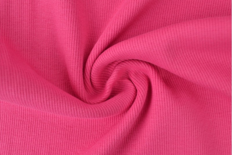 Boordstof rib fuchsia