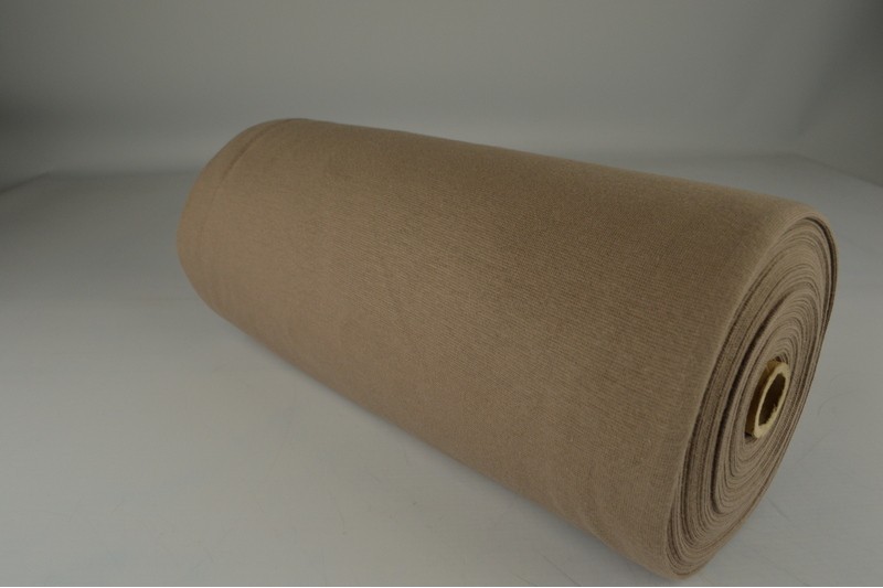 Boordstof taupe, rolweergave