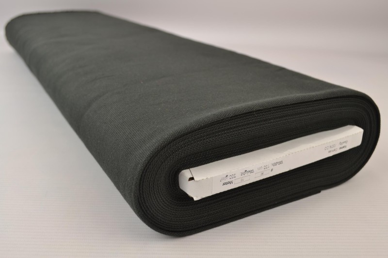 Katoen canvas 350 g/m² antraciet, rol