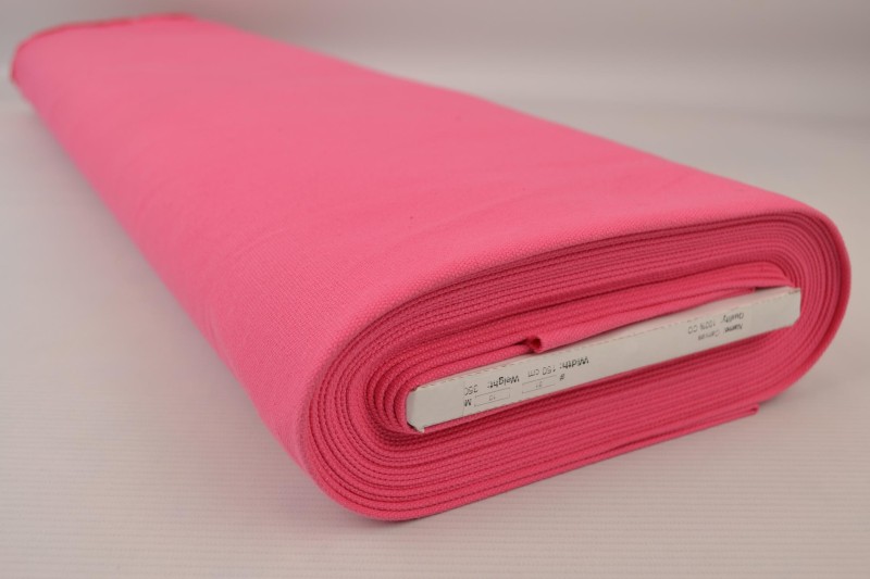 Katoen canvas 350 g/m² fuchsia, rol