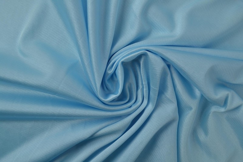 Charmeuse voering aqua blauw