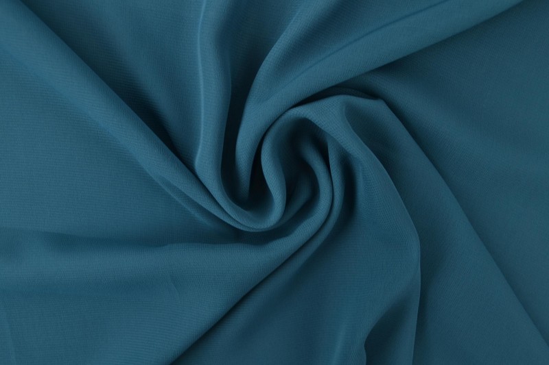 Chiffon donker petrol