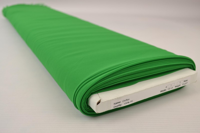 Chiffon groen, rol
