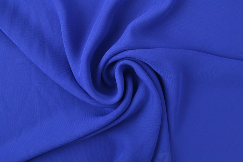 Chiffon kobalt blauw