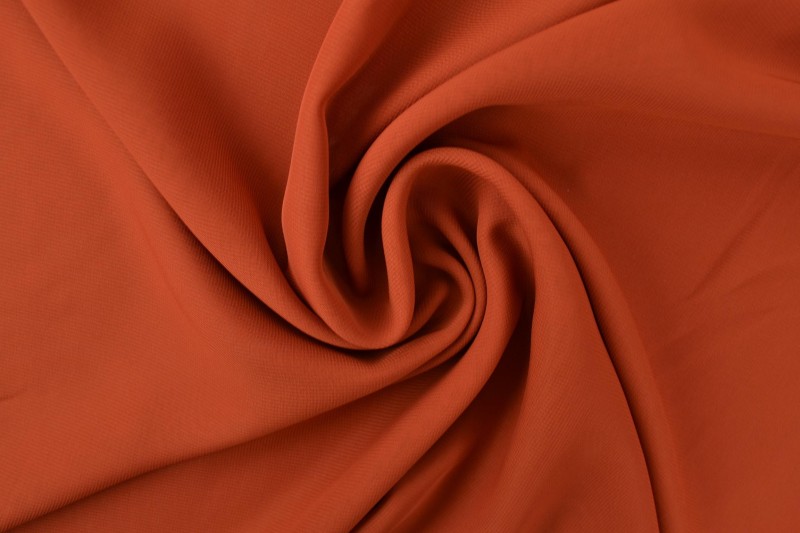 Chiffon koper, stofdetail