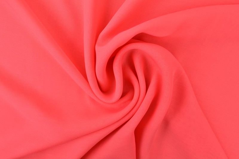 Chiffon koraalroze