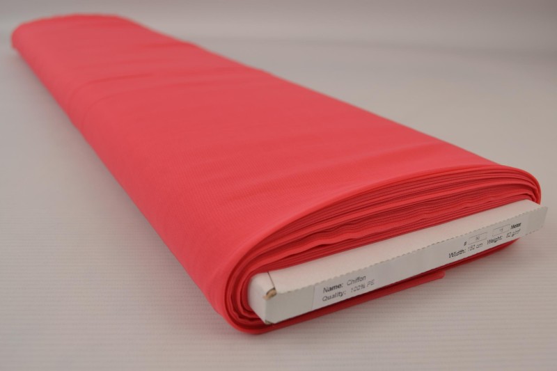 Chiffon koraalroze, rol