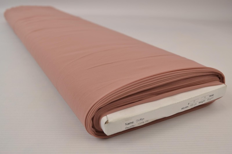 Chiffon oud roze, rol