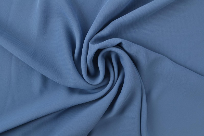 Chiffon staalblauw