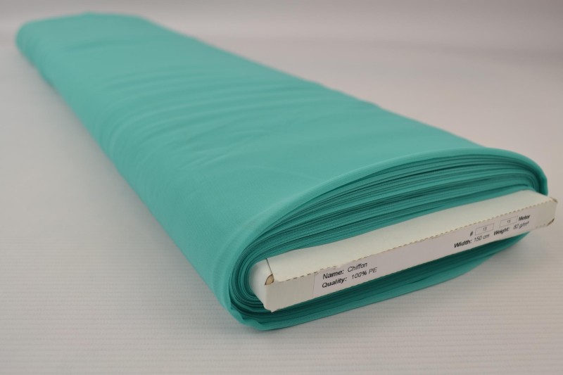 Chiffon turquoise, rol