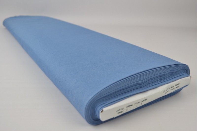 Denim chambray gewassen lichtblauw, rol