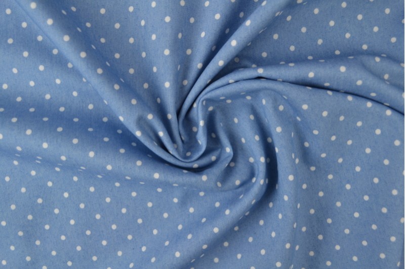 Denim chambray gewassen prints Print 14-01