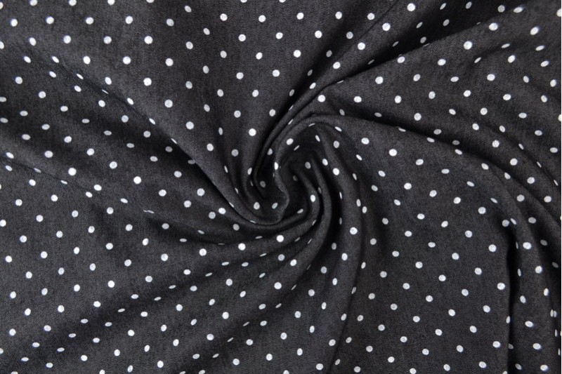 Denim chambray gewassen prints Print 14-06