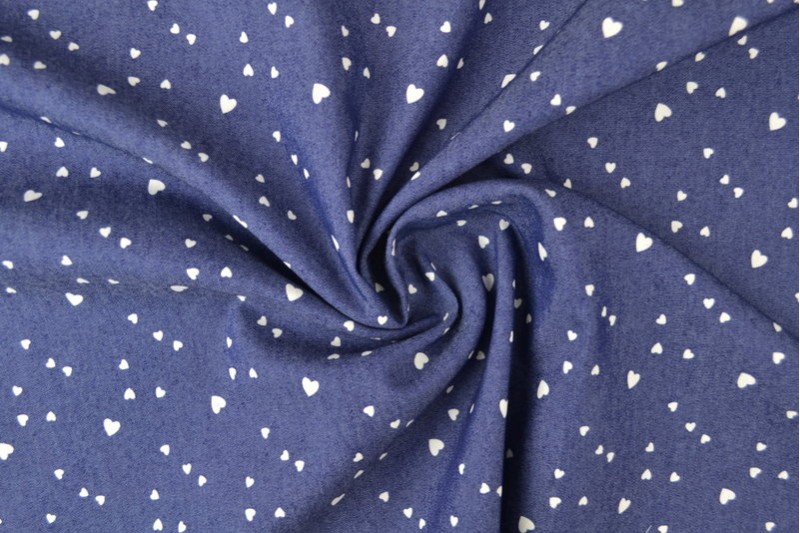 Denim chambray gewassen prints Print 15-04