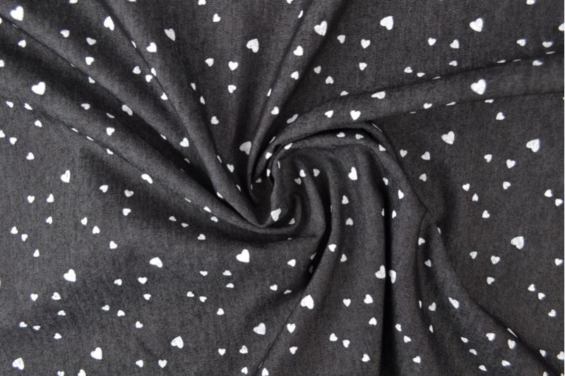 Denim chambray gewassen prints Print 15-06