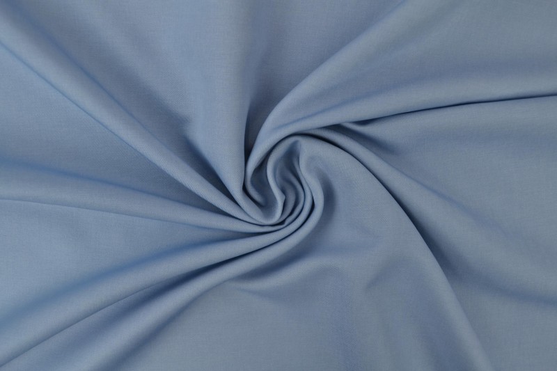 Denim-look viscose shine lichtblauw