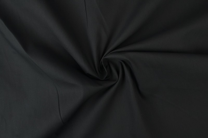 Brandvertragend katoen 300 cm breed, zwart