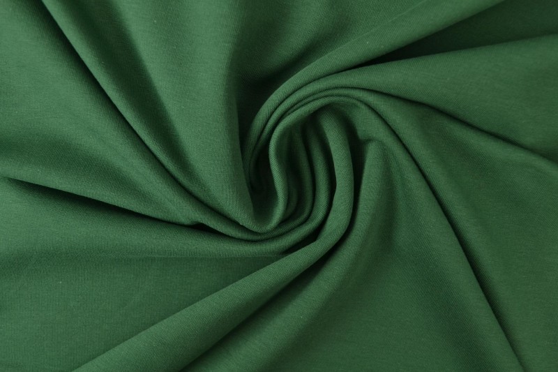 French terry donker groen