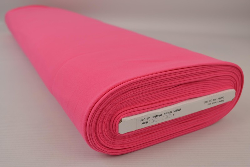 French terry fuchsia, rol