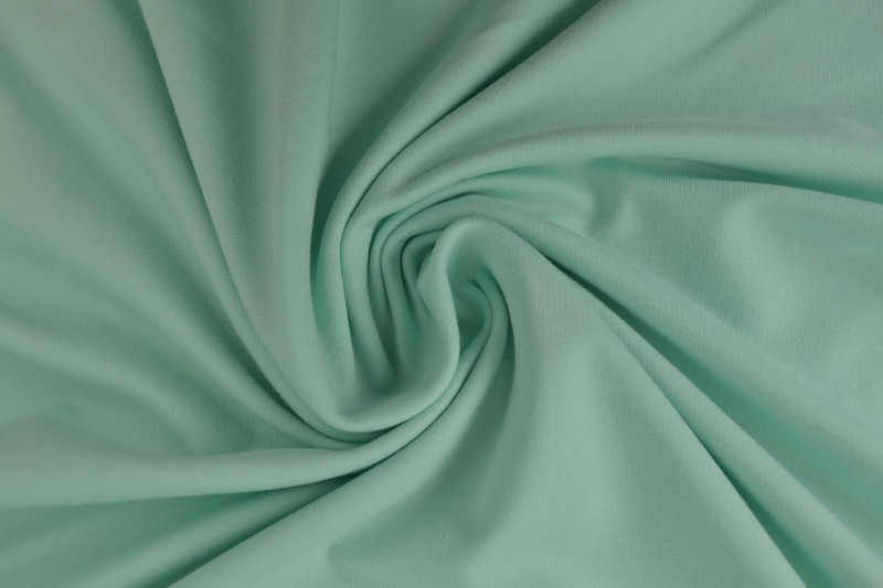 French terry licht mint