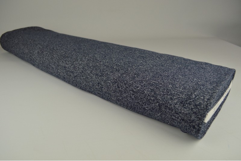 French terry melange viscose navy, rolweergave