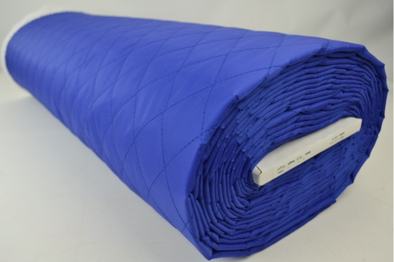 Gewatteerde voering donkerblauw, rol