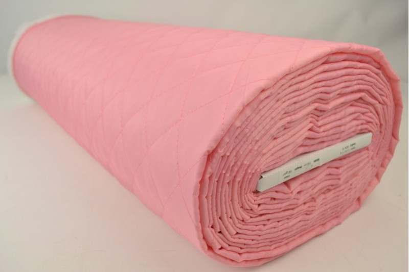 Gewatteerde voering roze, rol