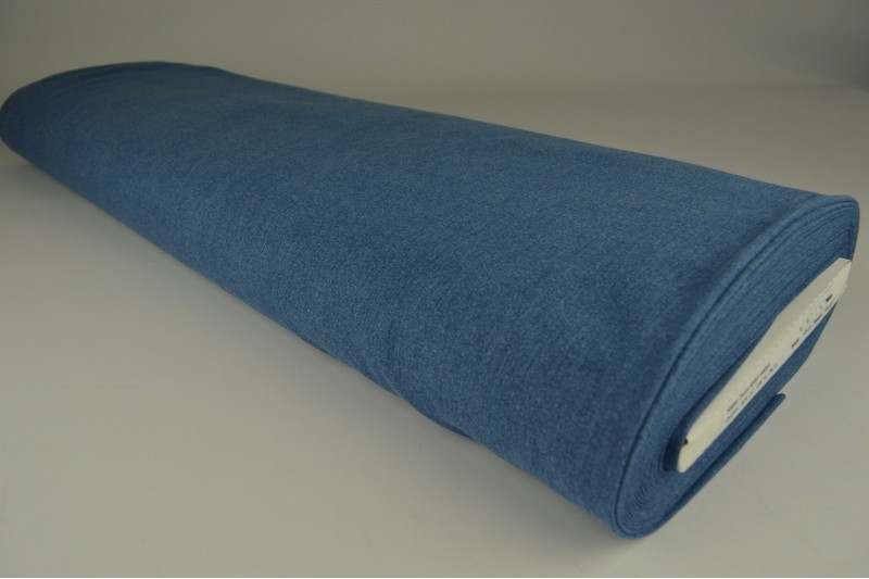 Jeans stretch gewassen blauw, rol