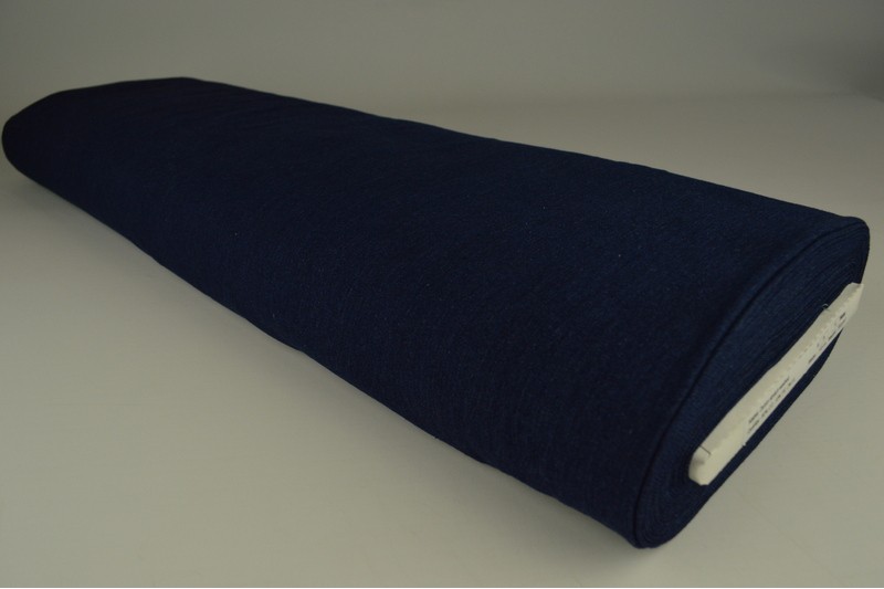 Jeans stretch gewassen donker blauw, rol