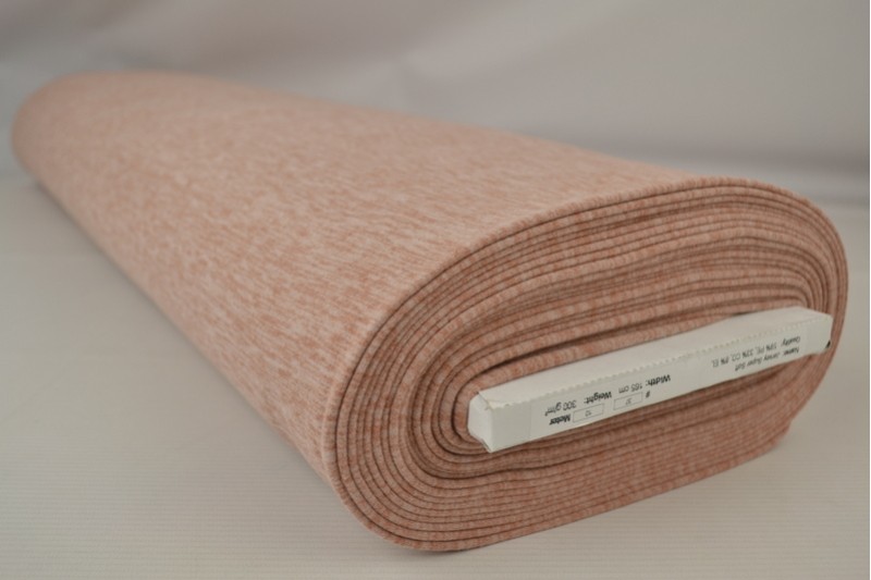 Jersey supersoft brique melange, rol