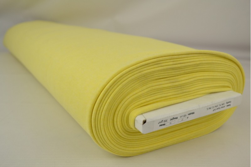 Jersey supersoft geel, rol