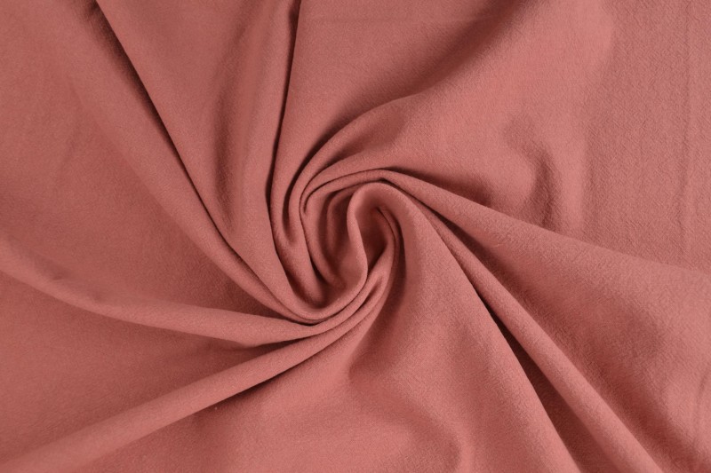 Gewassen katoen donker oud roze