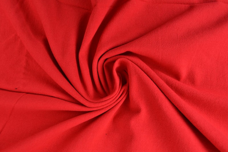 Gewassen katoen rood