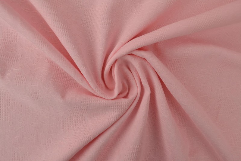 Katoen jacquard babyroze