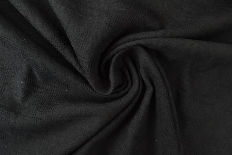 Katoen jacquard zwart