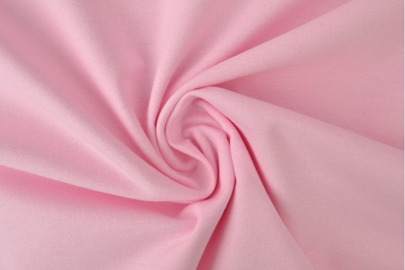 Katoen molton baby roze